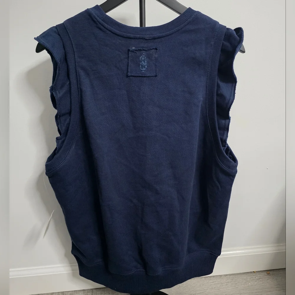 NWT FP Movement By Free People Women's Sleeveless Navy Top- Size Small - Picture 2 of 4